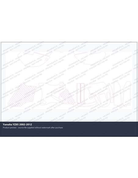 PPF Template - Yamaha YZ85 2002-2012
