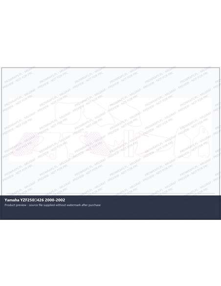 PPF Template - Yamaha YZF250426 2000-2002