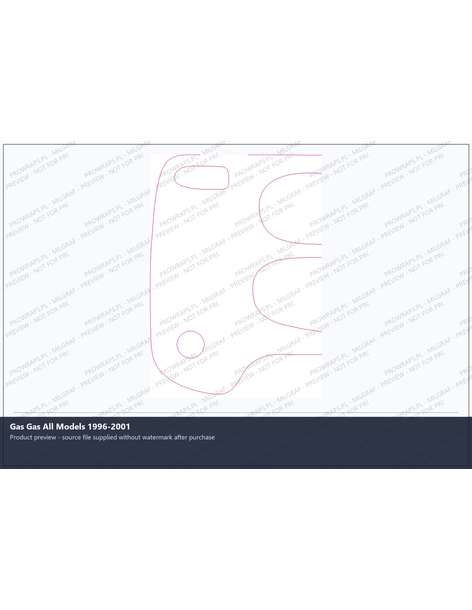 PPF Template - Gas Gas All Models 1996-2001