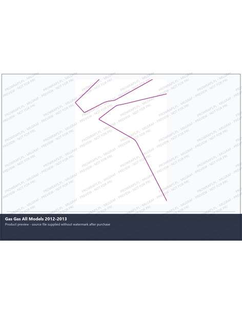 PPF Template - Gas Gas All Models 2012-2013