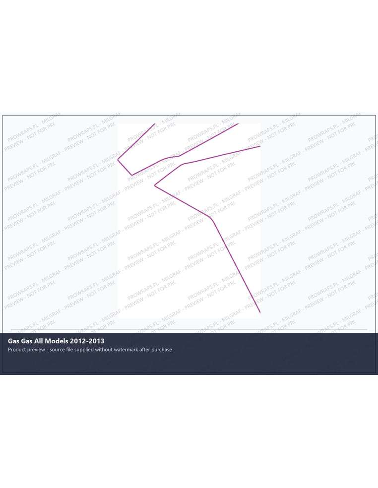 PPF Template - Gas Gas All Models 2012-2013