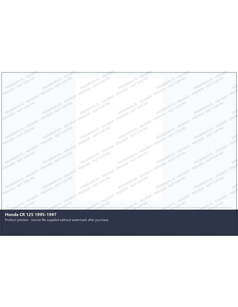 PPF Template - Honda CR 125 1995-1997
