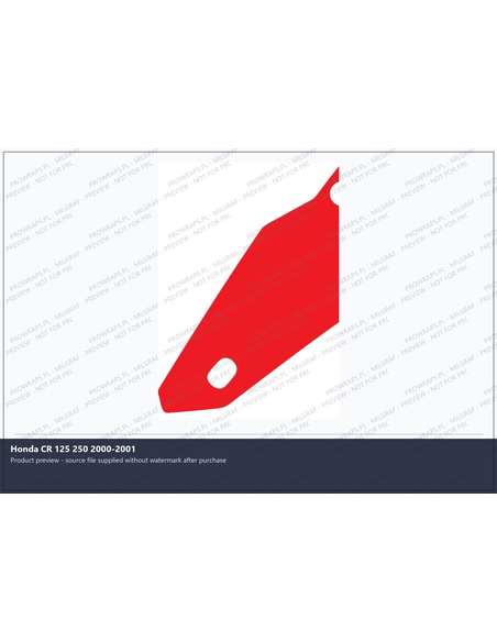 PPF Template - Honda CR 125 250 2000-2001
