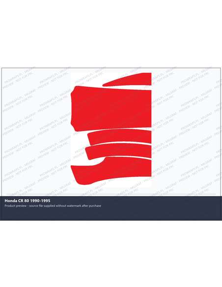 PPF Template - Honda CR 80 1990-1995