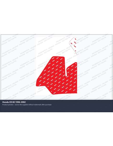 PPF Template - Honda CR 80 1996-2002