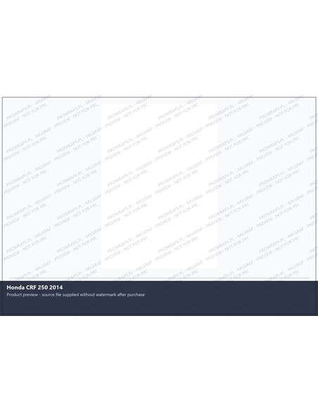 PPF Template - Honda CRF 250 2014