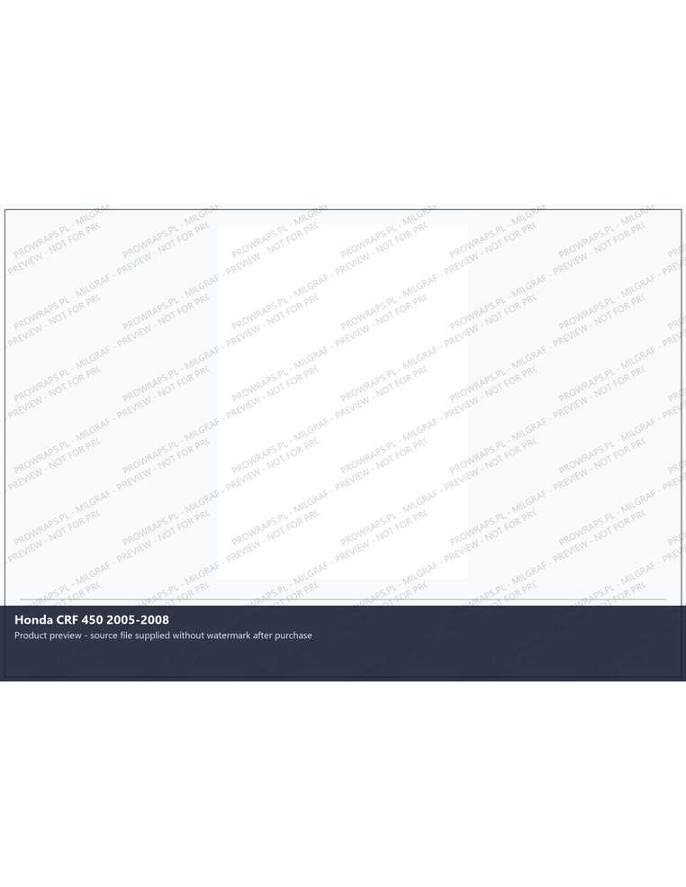 PPF Template - Honda CRF 450 2005-2008
