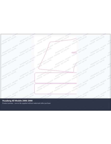 PPF Template - Husaberg All Models 2006-2008