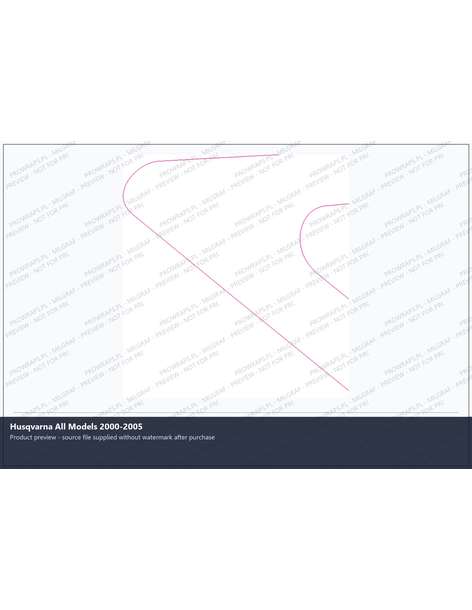 PPF Template - Husqvarna All Models 2000-2005