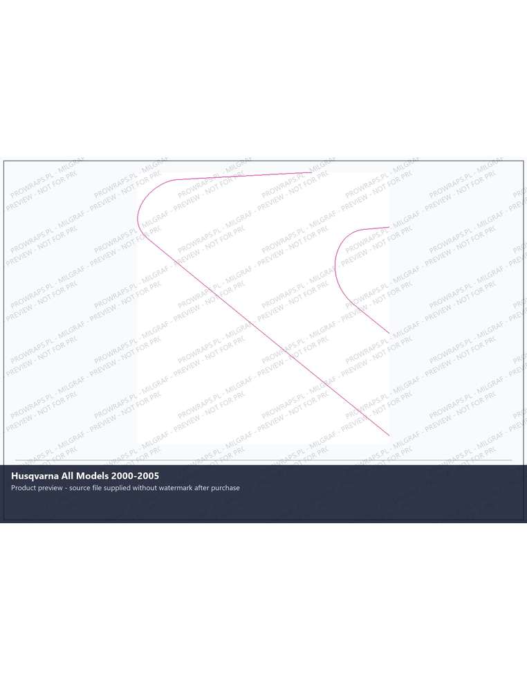 PPF Template - Husqvarna All Models 2000-2005