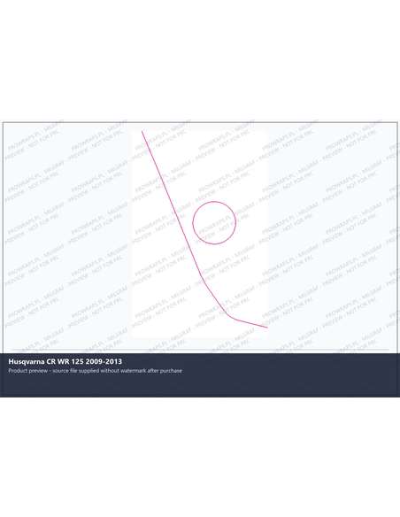 PPF Template - Husqvarna CR WR 125 2009-2013
