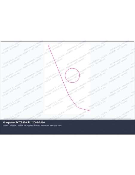 PPF Template - Husqvarna TC TE 450 511 2008-2010