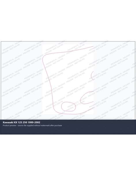 PPF Template - Kawasaki KX 125 250 1999-2002