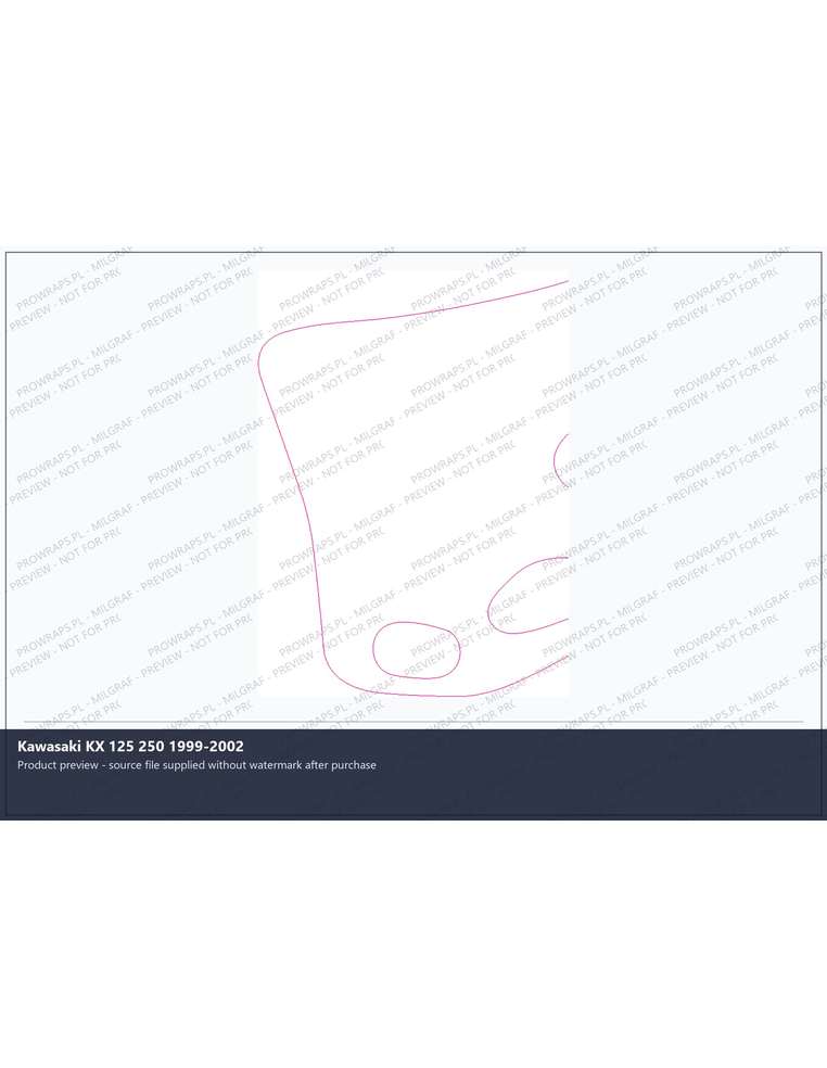PPF Template - Kawasaki KX 125 250 1999-2002