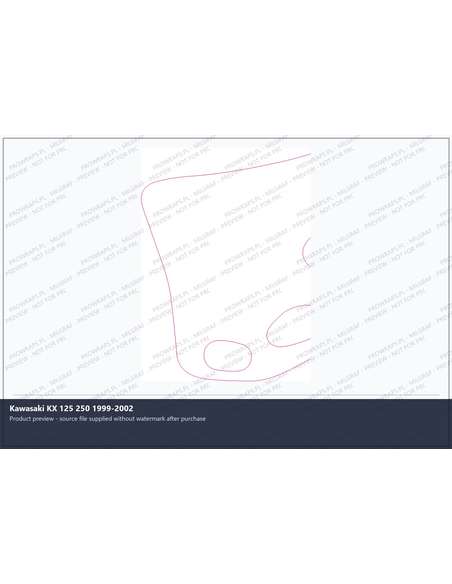 PPF Template - Kawasaki KX 125 250 1999-2002