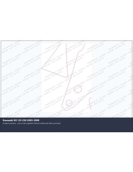 PPF Template - Kawasaki KX 125 250 2003-2008