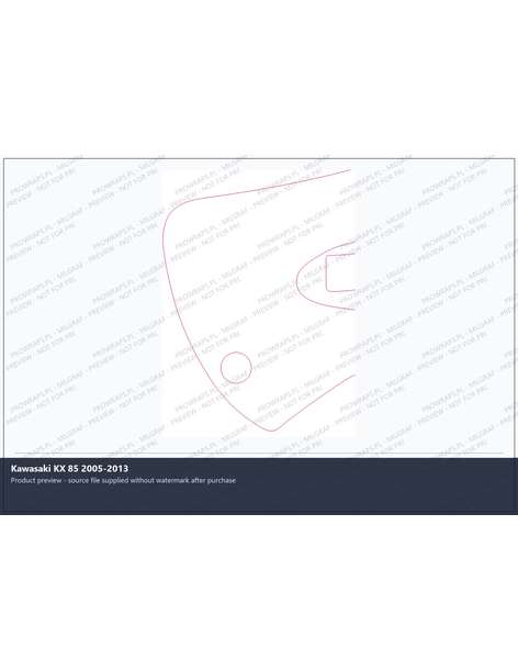 PPF Template - Kawasaki KX 85 2005-2013