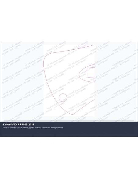 PPF Template - Kawasaki KX 85 2005-2013