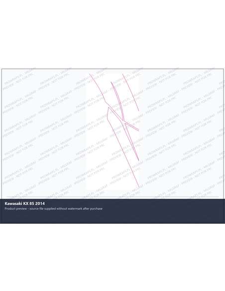 PPF Template - Kawasaki KX 85 2014