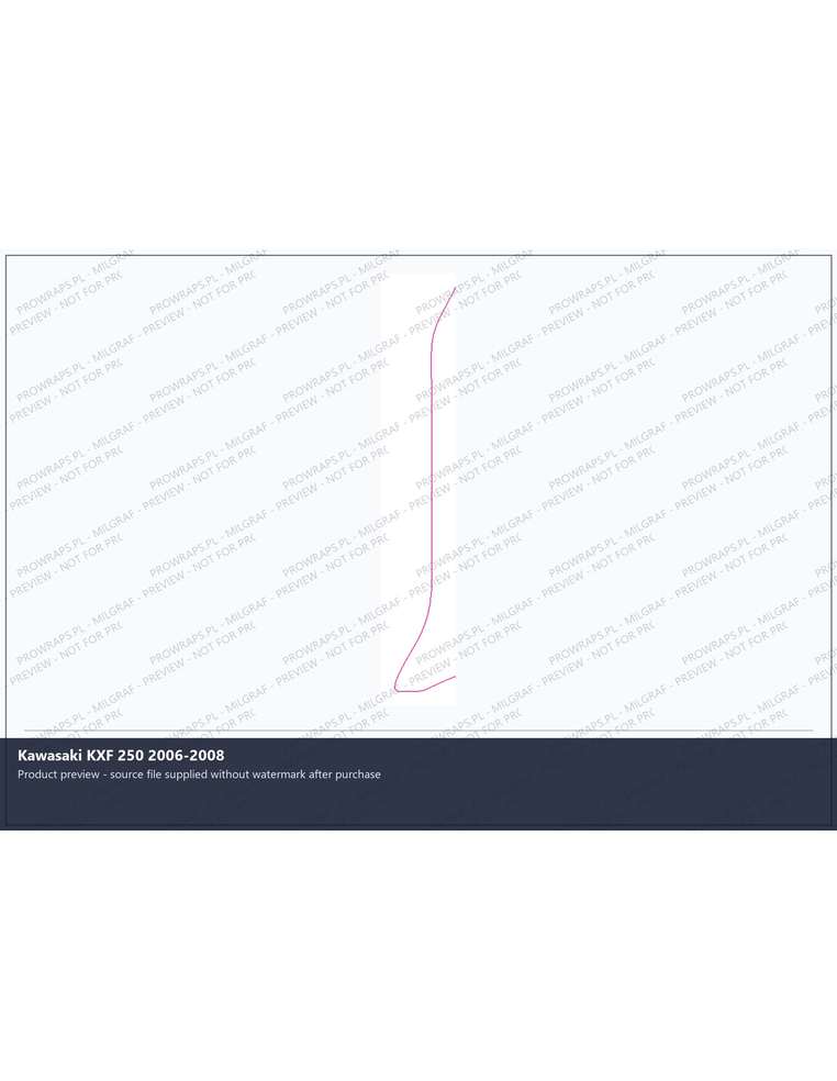 PPF Template - Kawasaki KXF 250 2006-2008
