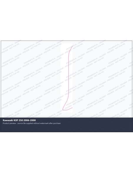 PPF Template - Kawasaki KXF 250 2006-2008