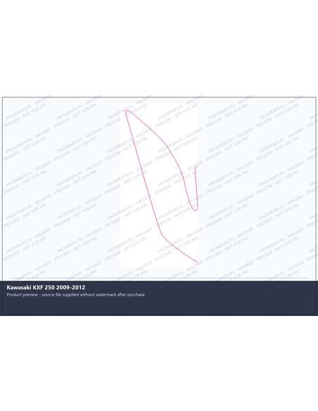 PPF Template - Kawasaki KXF 250 2009-2012