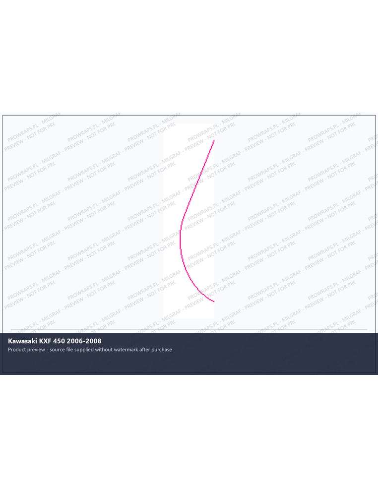 PPF Template - Kawasaki KXF 450 2006-2008