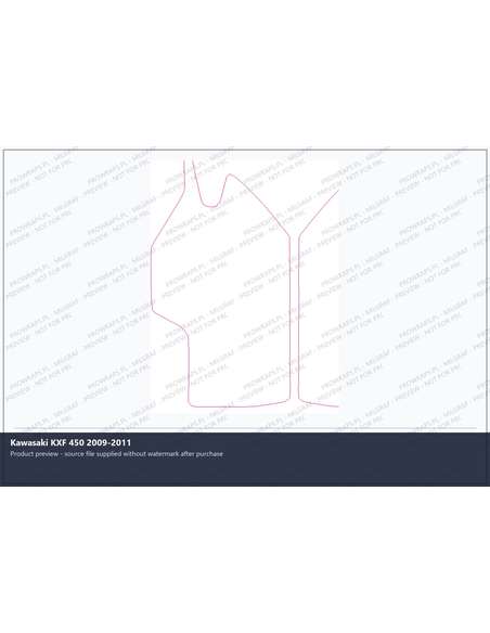 PPF Template - Kawasaki KXF 450 2009-2011