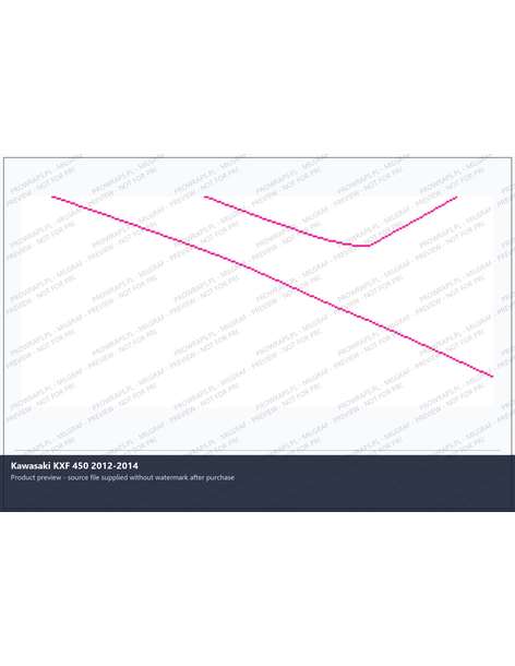 PPF Template - Kawasaki KXF 450 2012-2014
