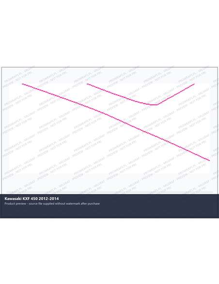 PPF Template - Kawasaki KXF 450 2012-2014