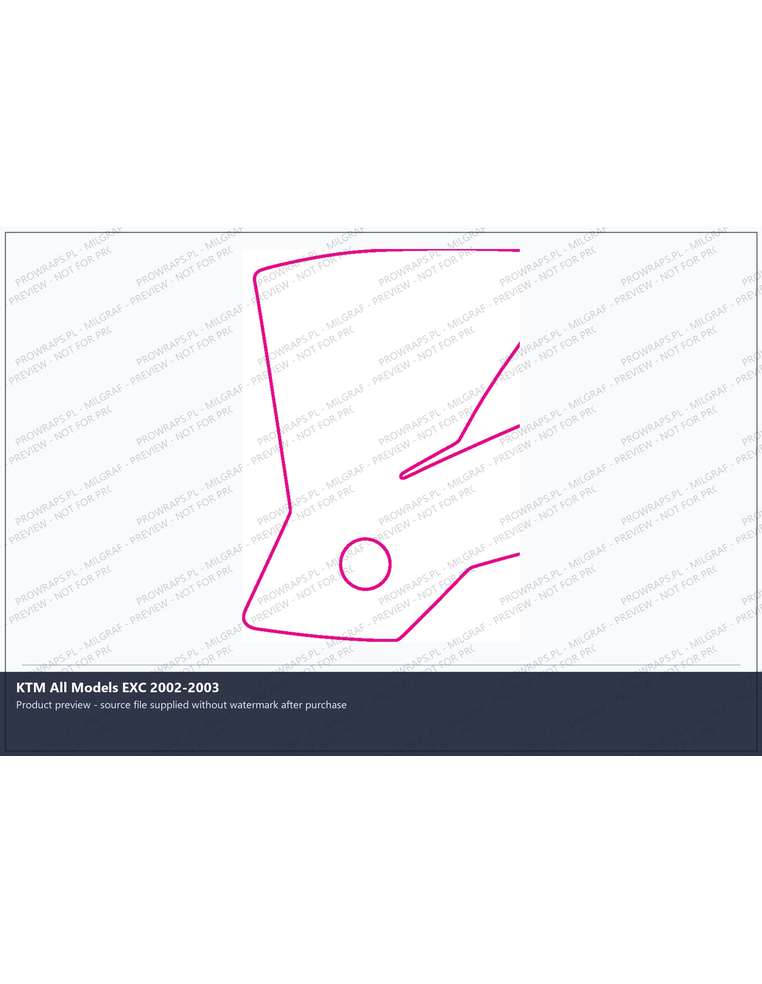 PPF Template - KTM All Models EXC 2002-2003