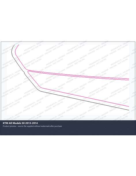 PPF Template - KTM All Models SX 2013-2014
