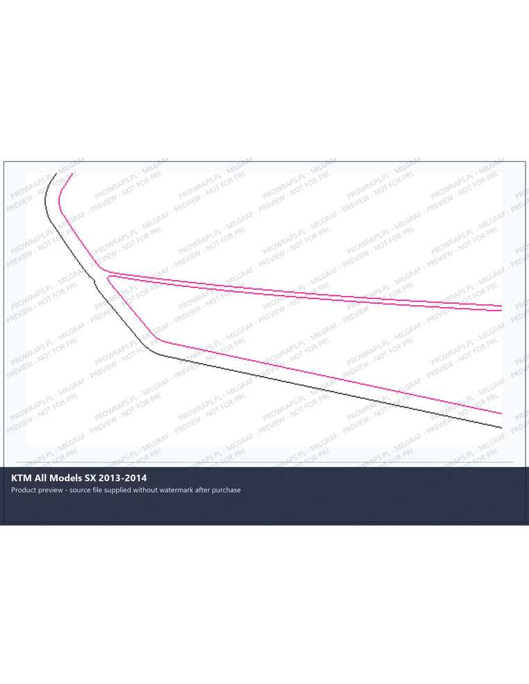 PPF Template - KTM All Models SX 2013-2014