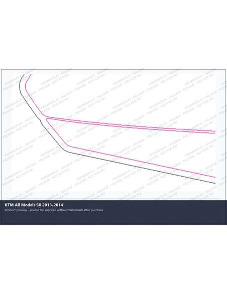 PPF Template - KTM All Models SX 2013-2014