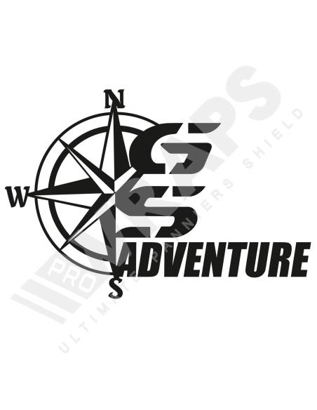Naklejka GS Adventure róża wiatrów