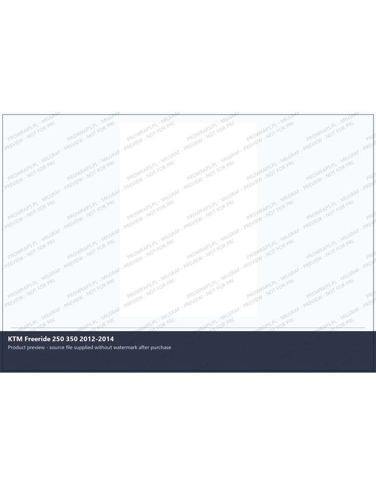 PPF Template - KTM Freeride 250 350 2012-2014