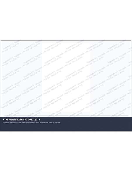 PPF Template - KTM Freeride 250 350 2012-2014
