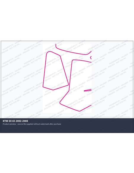 PPF Template - KTM SX 65 2002-2008
