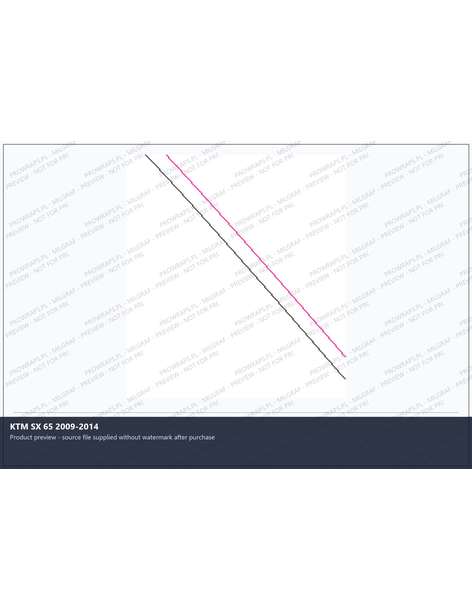 PPF Template - KTM SX 65 2009-2014