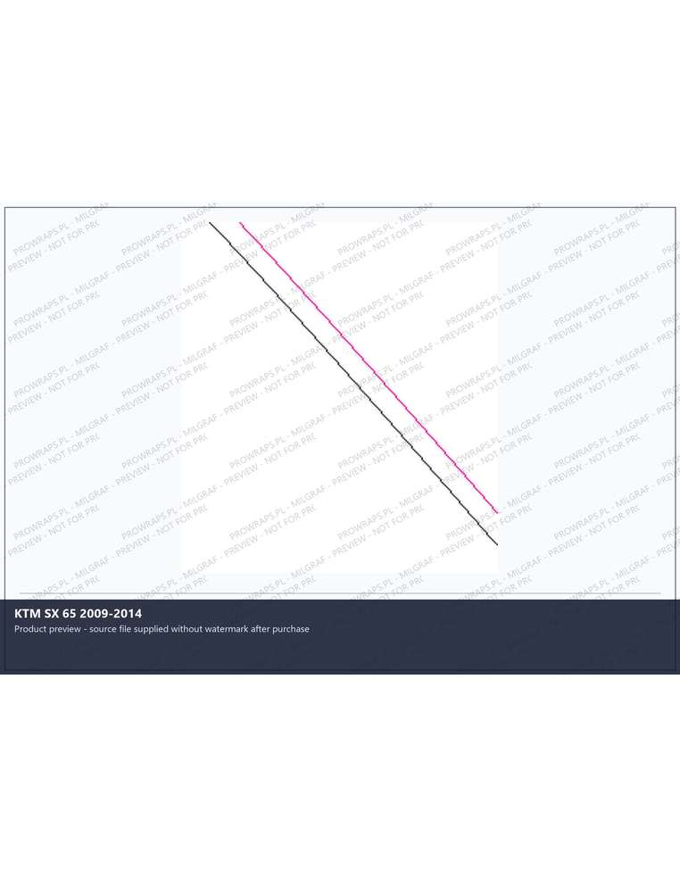 PPF Template - KTM SX 65 2009-2014