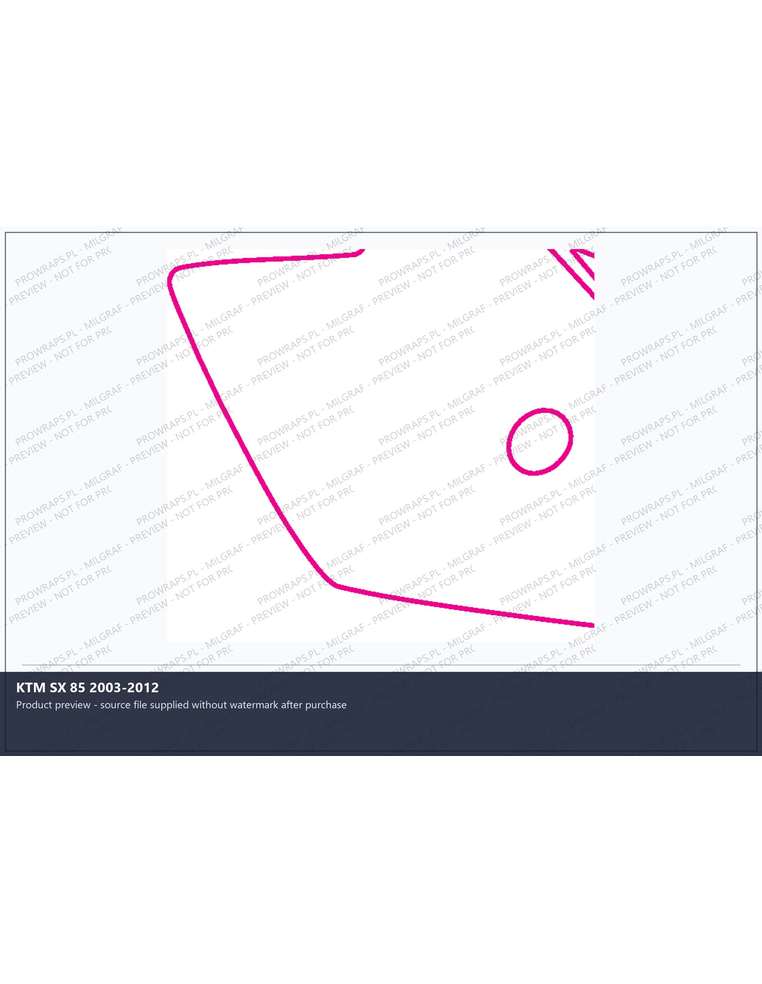 PPF Template - KTM SX 85 2003-2012