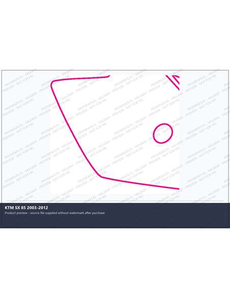PPF Template - KTM SX 85 2003-2012