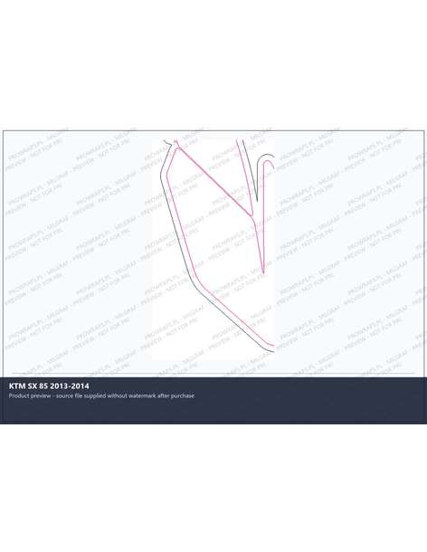 PPF Template - KTM SX 85 2013-2014