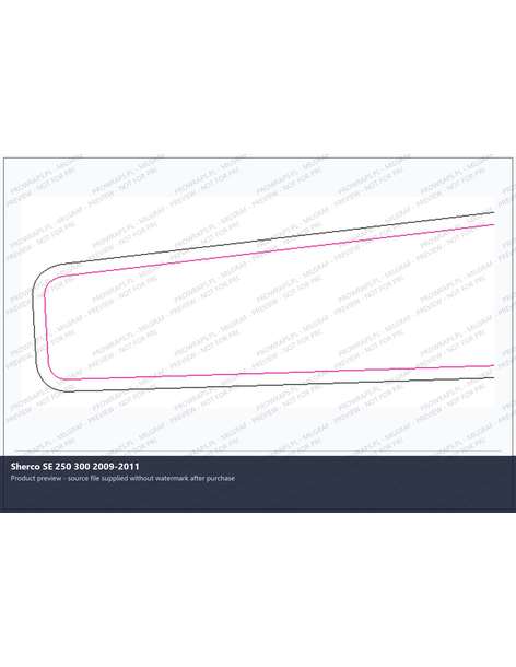 PPF Template - Sherco SE 250 300 2009-2011