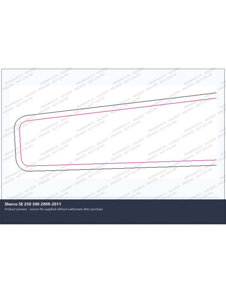 PPF Template - Sherco SE 250 300 2009-2011