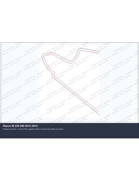PPF Template - Sherco SE 250 300 2012-2014