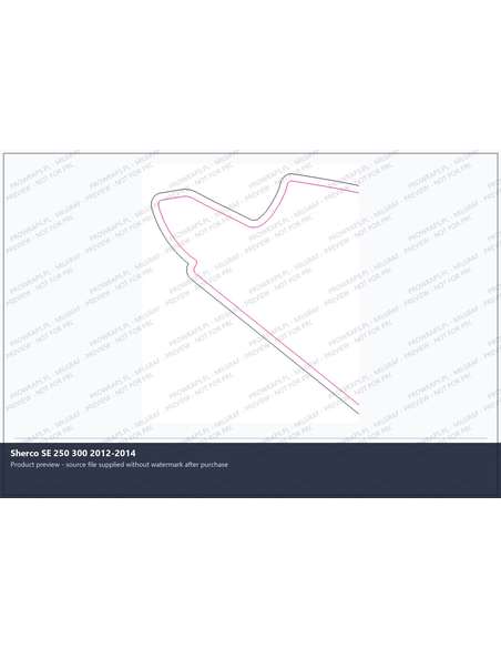 PPF Template - Sherco SE 250 300 2012-2014