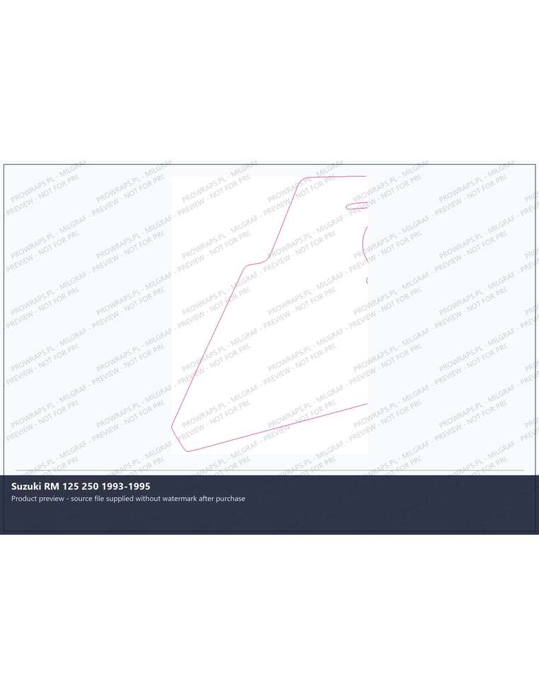 PPF Template - Suzuki RM 125 250 1993-1995