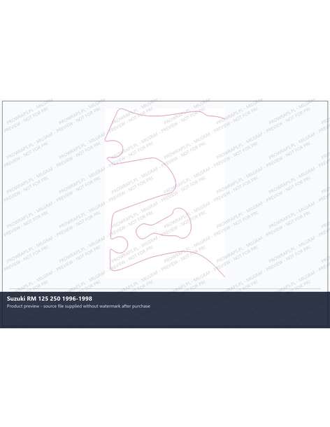 PPF Template - Suzuki RM 125 250 1996-1998
