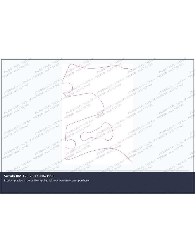 PPF Template - Suzuki RM 125 250 1996-1998